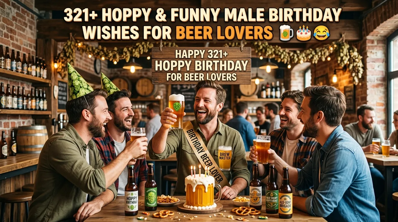 Funny Male Beer Birthday Wishes