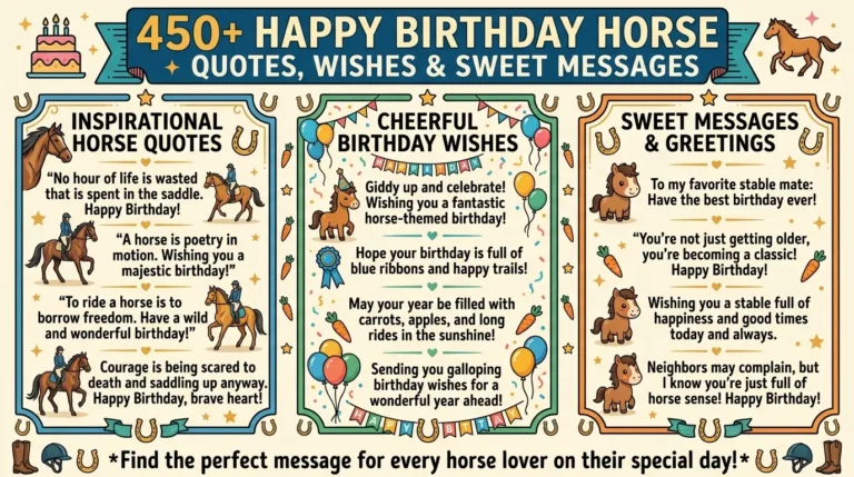 Happy birthday horse