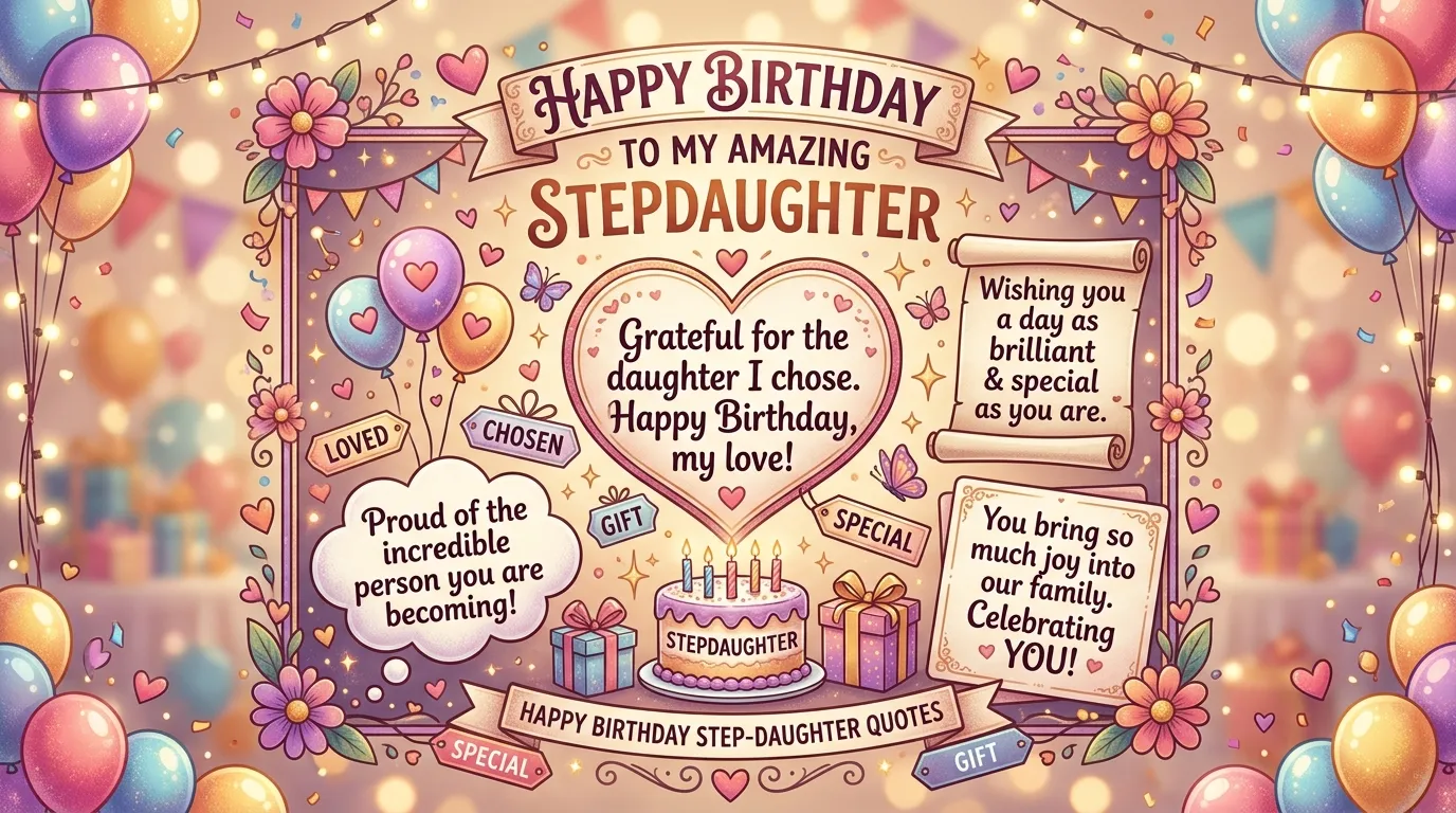 Happy Birthday Step Daughter Quotes
