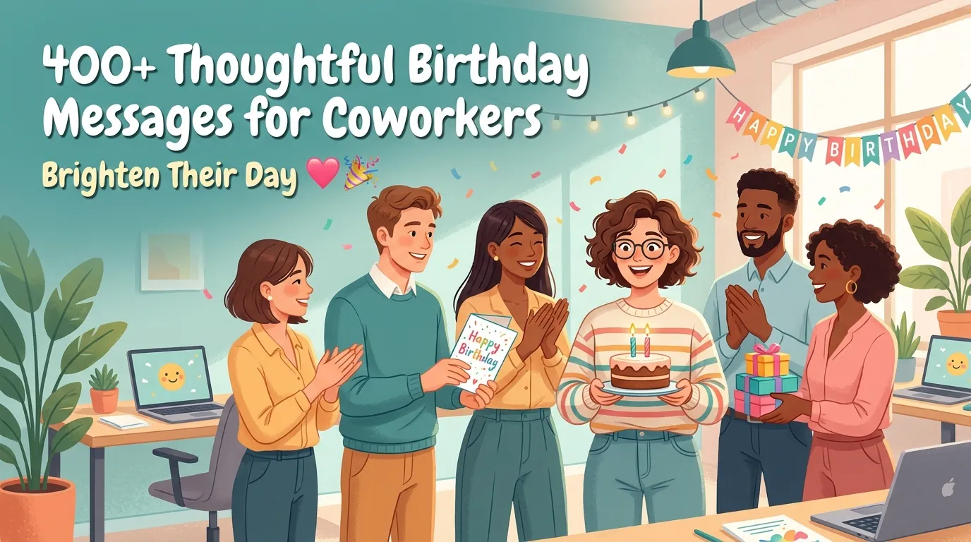 Happy Birthday Wishes for Coworker
