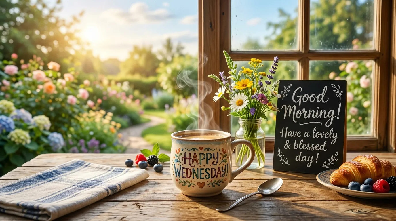 happy wednesday good morning wishes