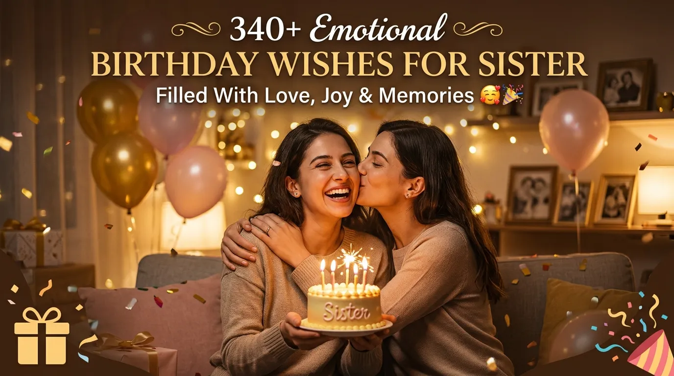 Heart Touching Birthday Wishes for Sister
