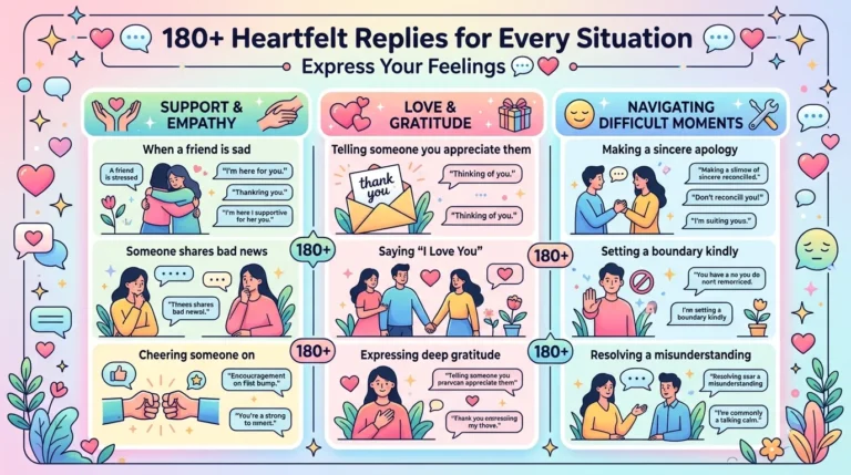 Heartfelt Replies for Every Situation