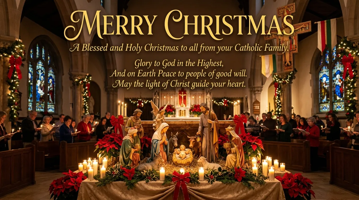 merry christmas catholic wishes