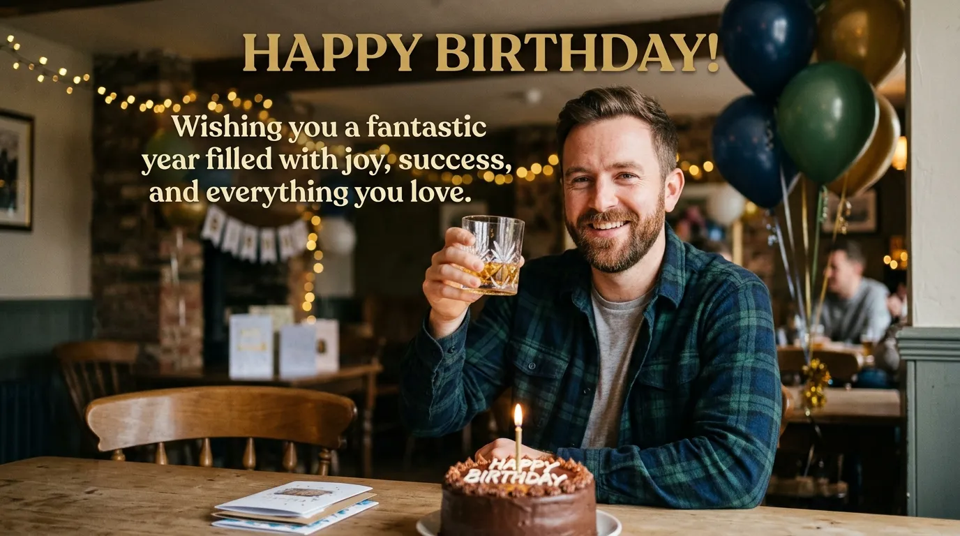th birthday wishes for men