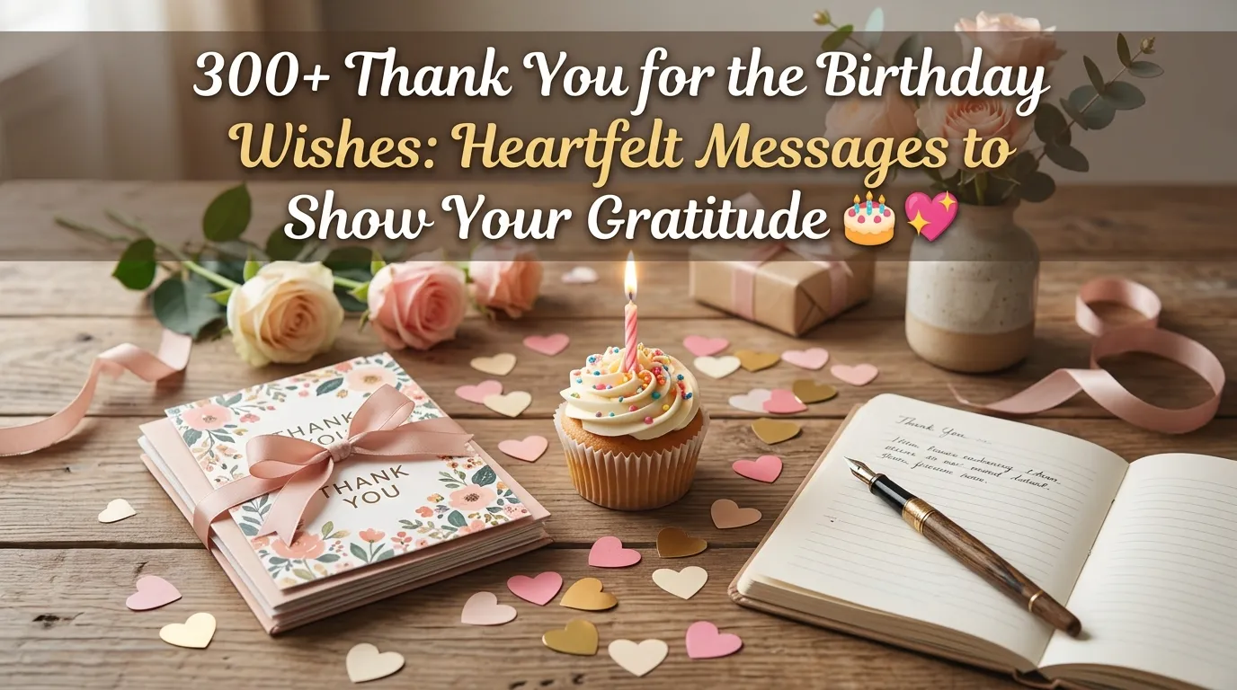 Thank You for the Birthday Wishes