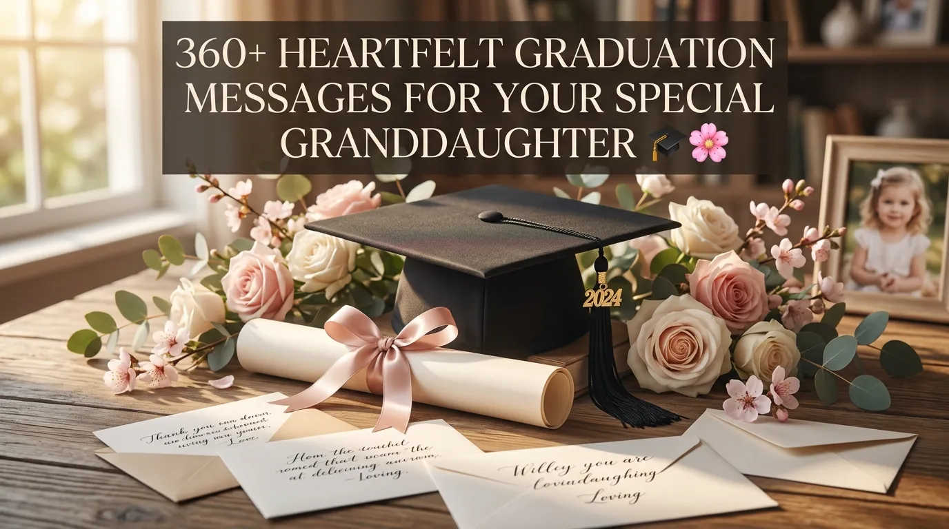 Very Special Granddaughter Graduation Message