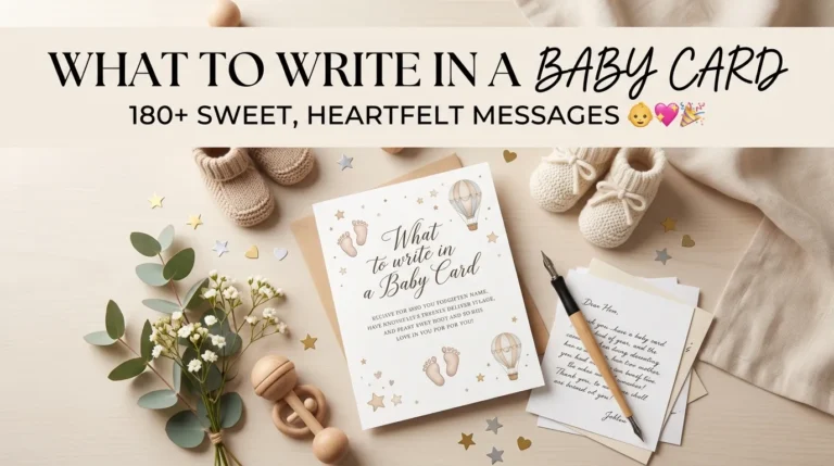 What to Write in a Baby Card
