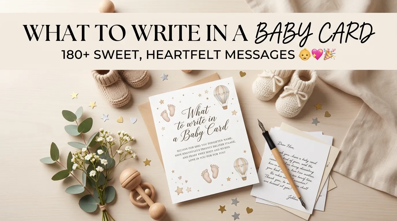 What to Write in a Baby Card