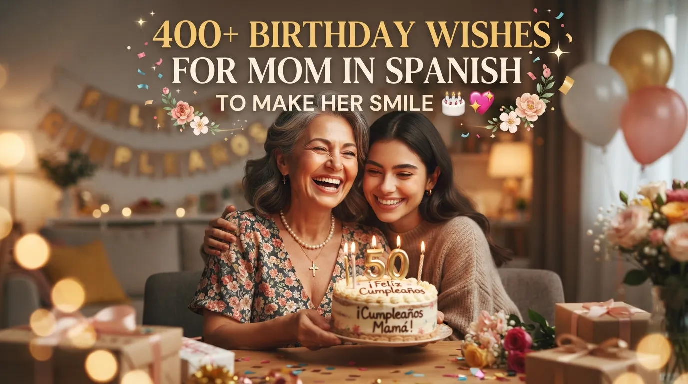 Birthday Wishes for Mom in Spanish