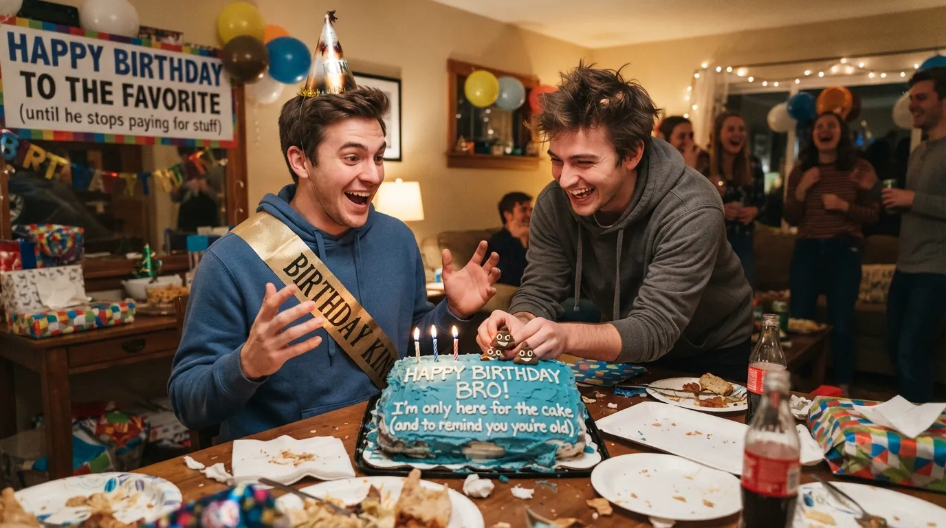 funny brother birthday wishes