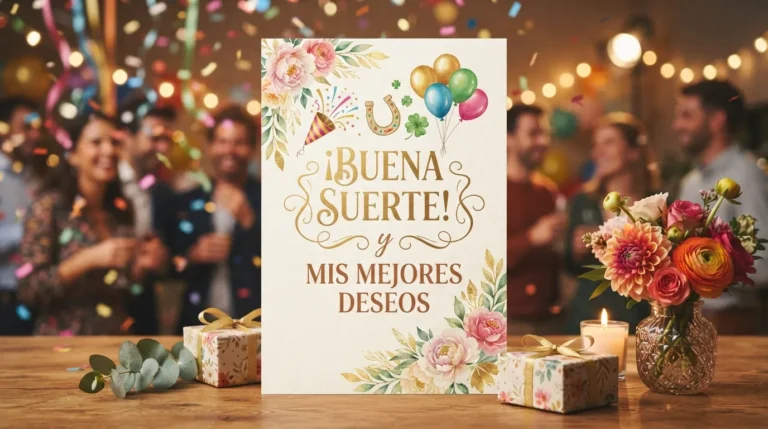 good luck and best wishes in spanish