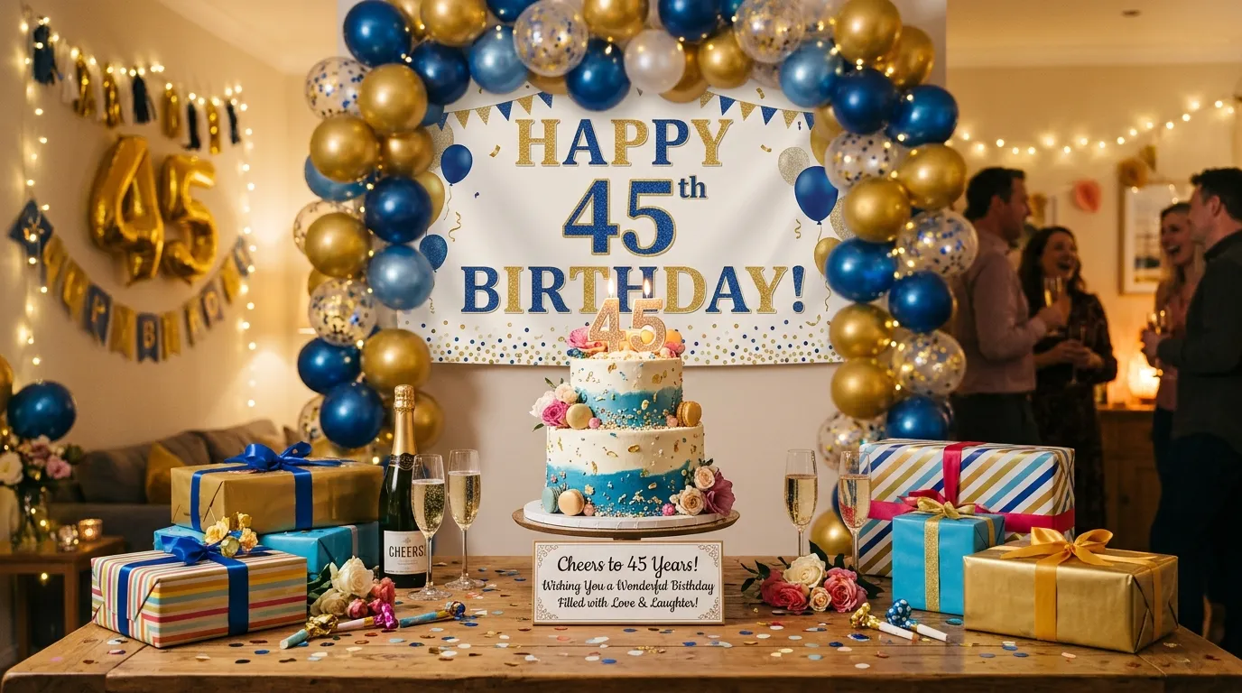 happy 45th birthday wishes