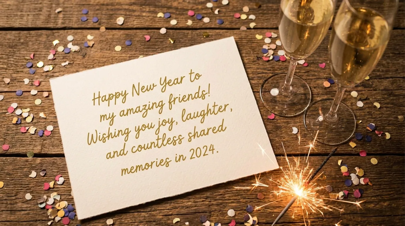 new years wishes for friends