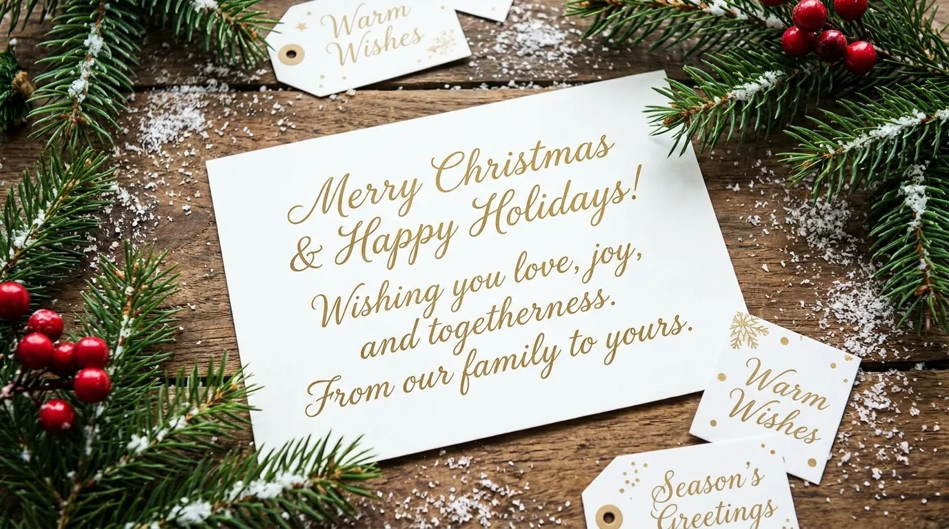 short christmas wishes for friends and family