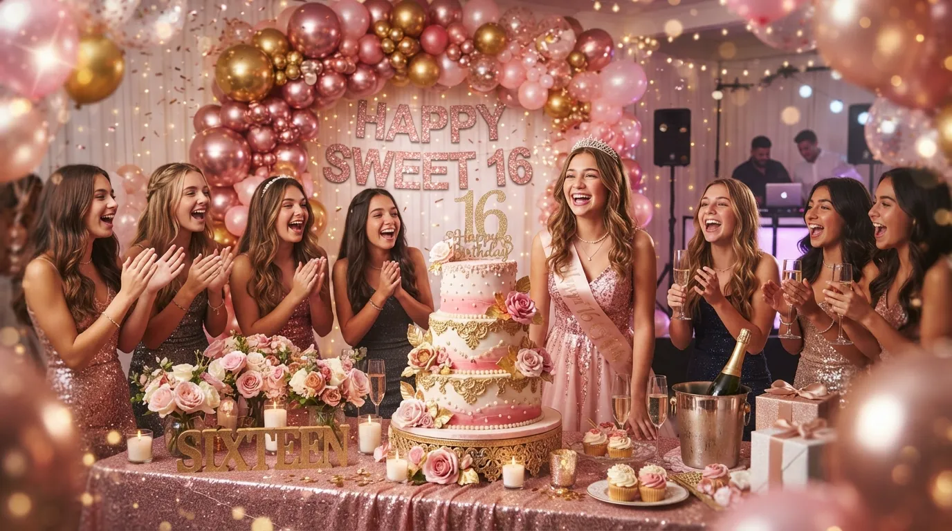 sweet sixteen wishes for a joyful celebration