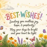 best wishes to share positivity