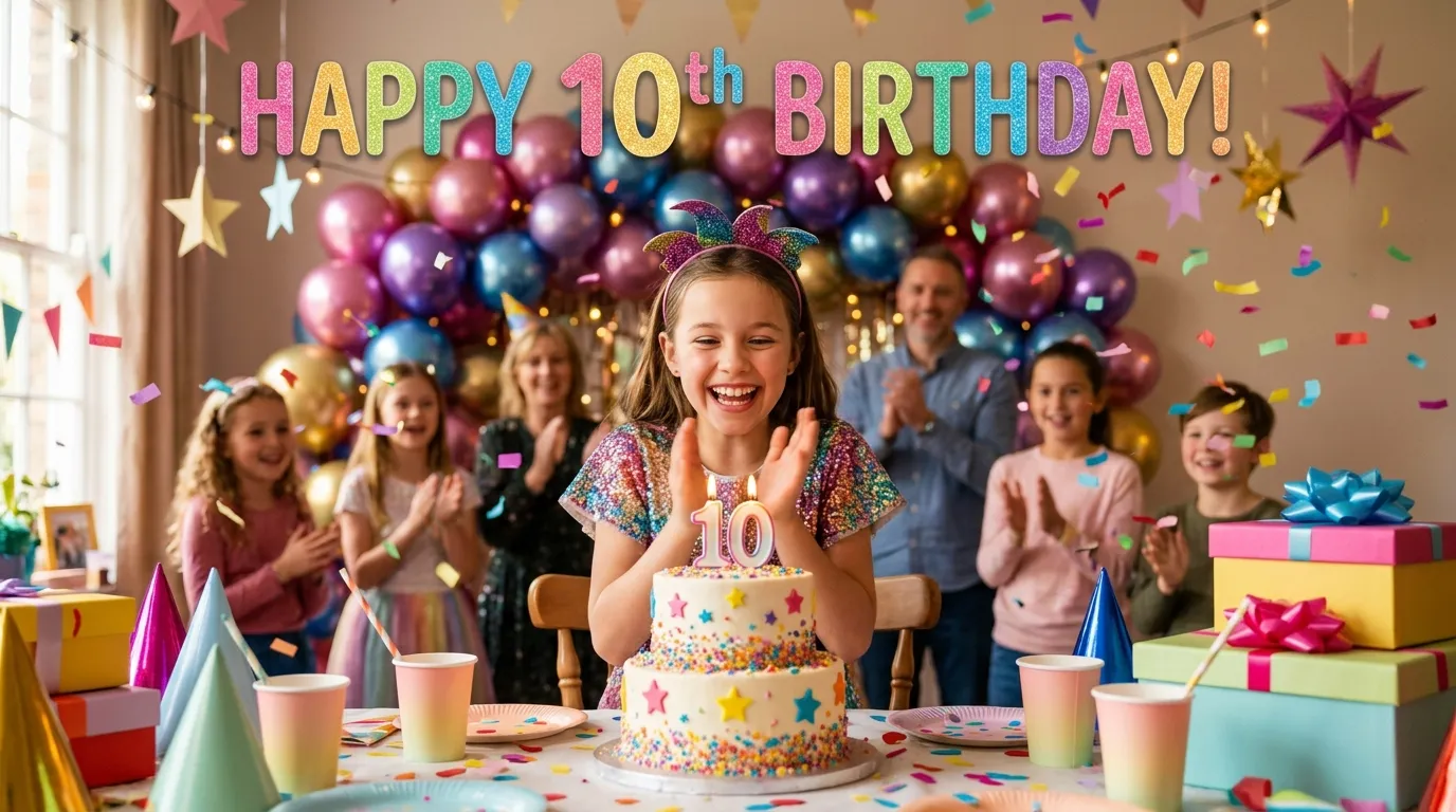 birthday wishes for 10 year old girl