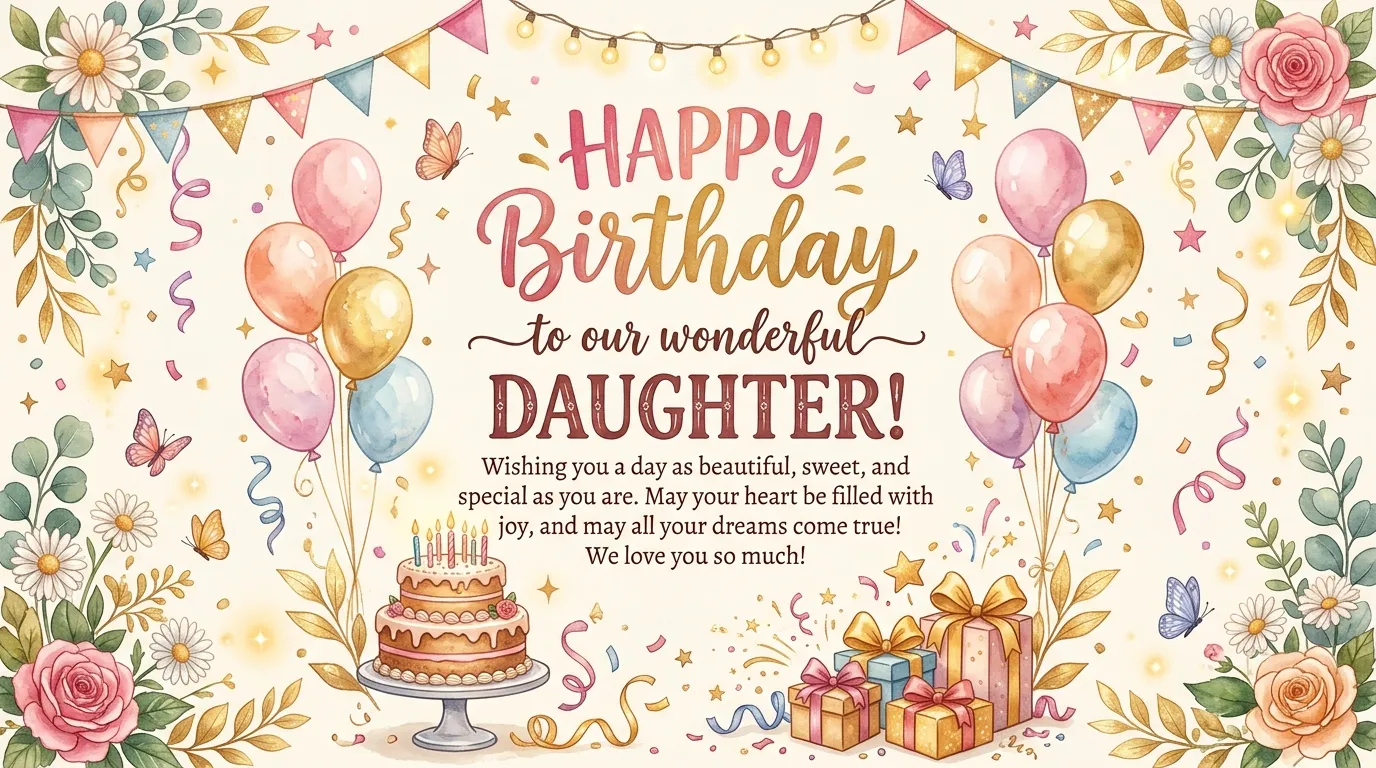birthday wishes for daughter