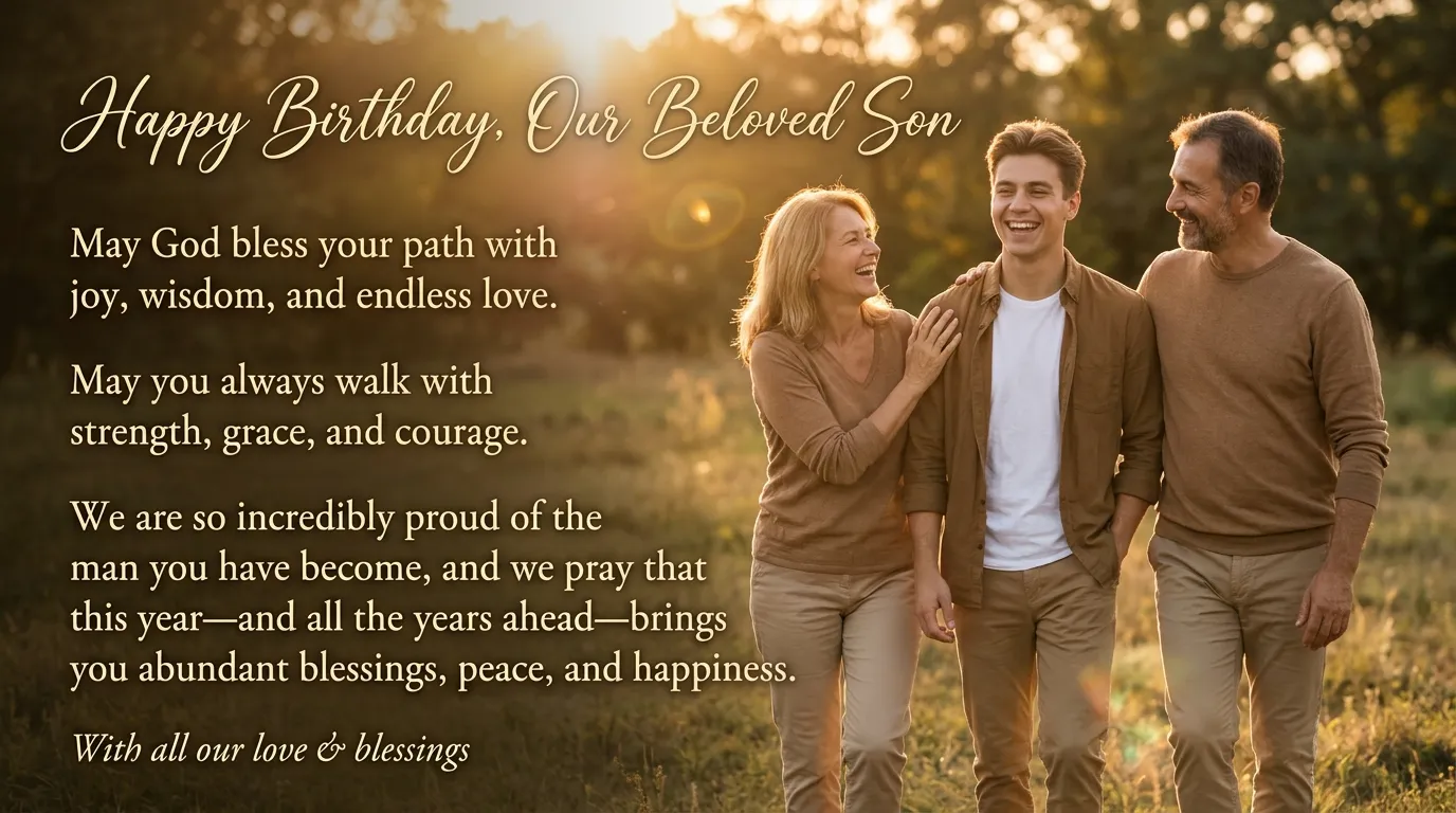 blessing birthday wishes for son