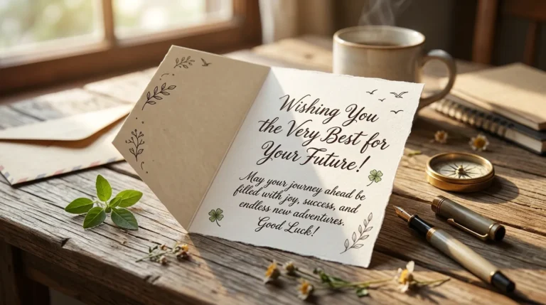 good luck wishes for future