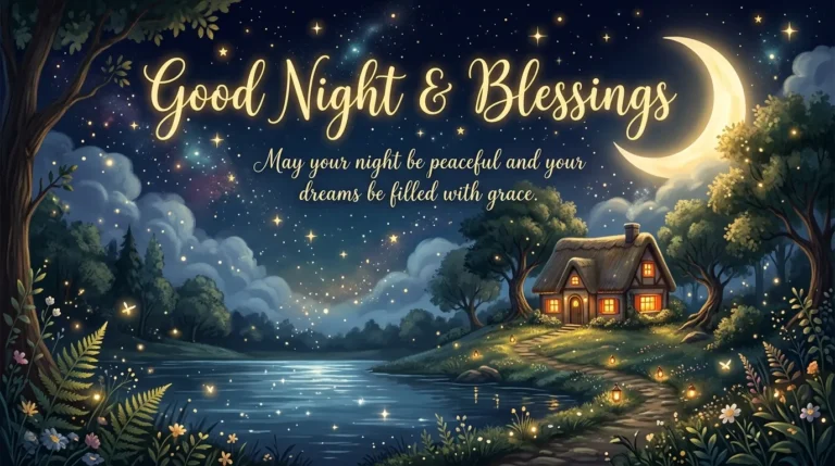 good night wishes and blessings