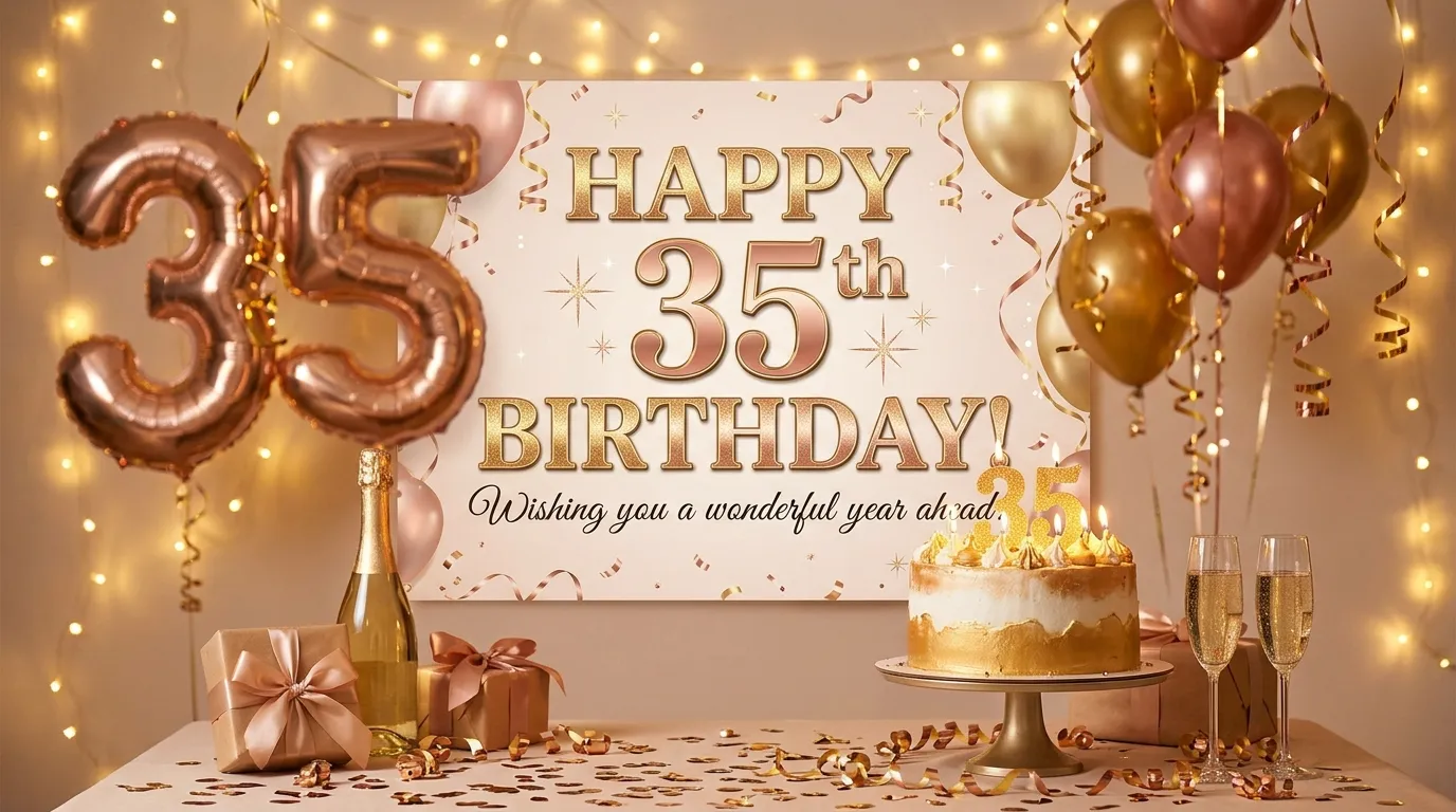happy 35th birthday wishes